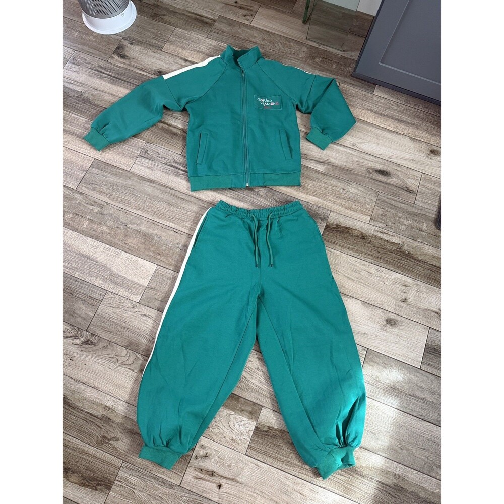 SQUID GAME 2 OFFICIAL NETFLIX PROMO Track Jump Suit Set 2024 Launch Event S/M